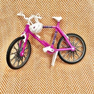 Vintage Barbie Bike with Helmet